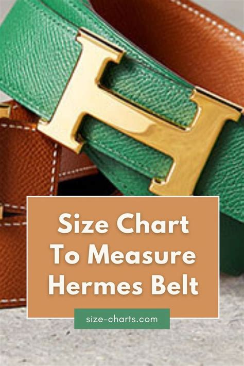 Hermes belt size chart